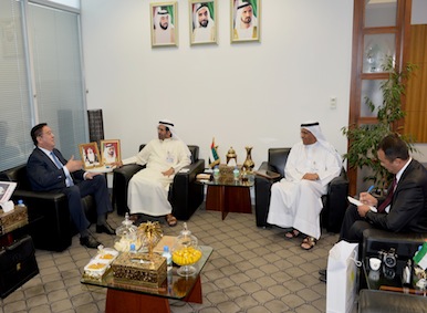 جامعة الإمارات العربية المتحدة والسفير الكازاخستاني يبحثان التعاون في مجالات عدة 