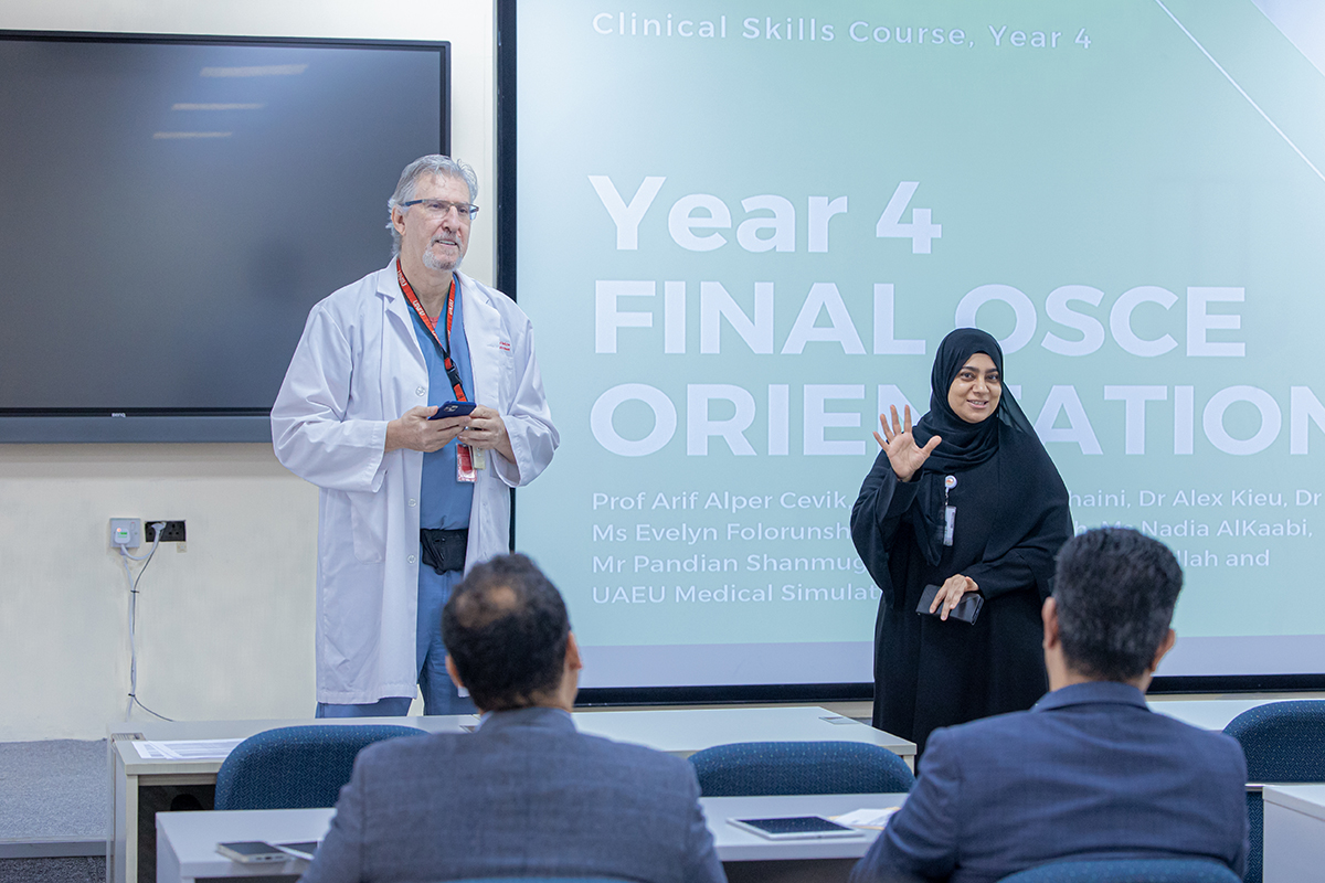 Final Objective Structured Clinical Examination (OSCE) - Medical Simulation Center of the CMHS