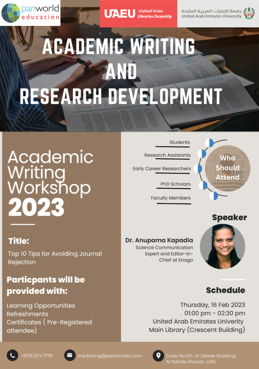 Academic Writing Workshop 2023: Top 10 Tips for Avoiding Journal Rejection