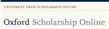 Oxford Scholarship Online