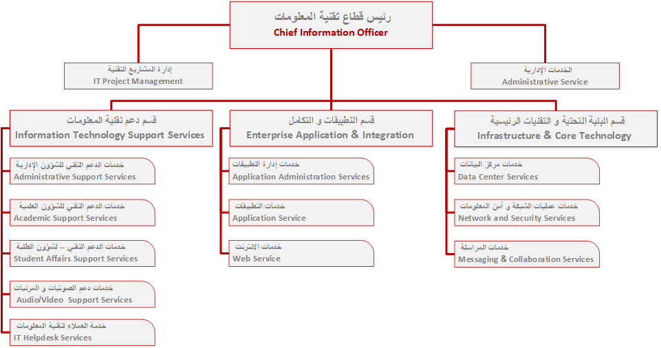 Information Technology Organizational Chart